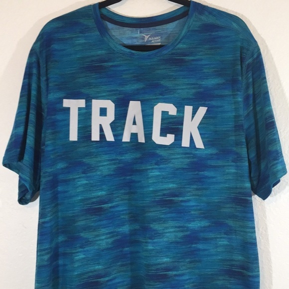 Old Navy Active "Track" Men's Performance T-Shirt - Picture 3 of 7